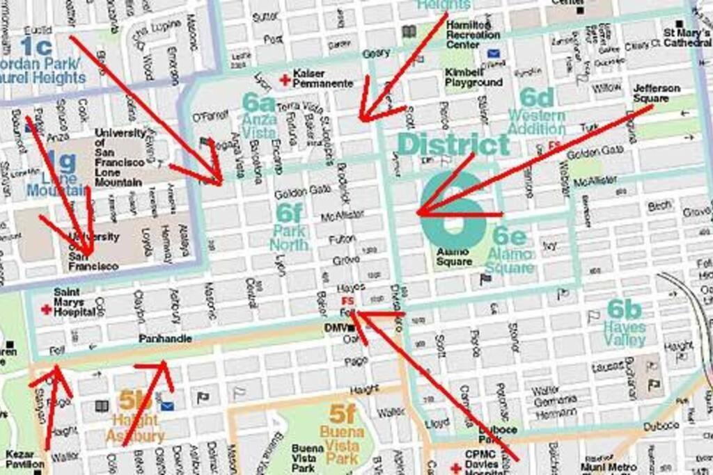 Entire 2Br, Centrally-Located, W/Parking! San Francisco Eksteriør bilde